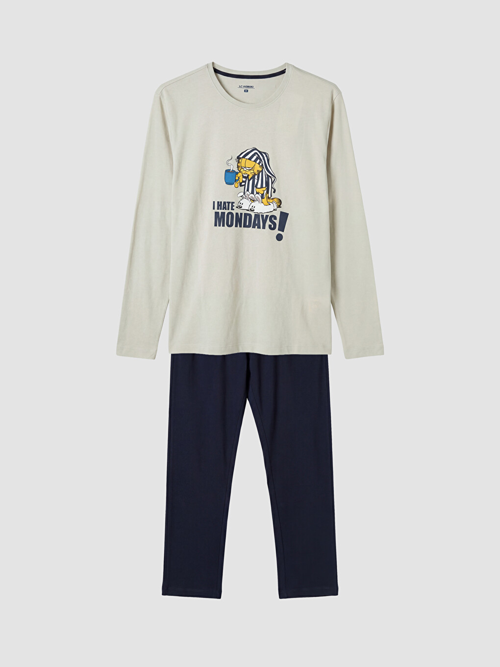 Standard Fit Garfield Printed Men's Pyjamas Set-4