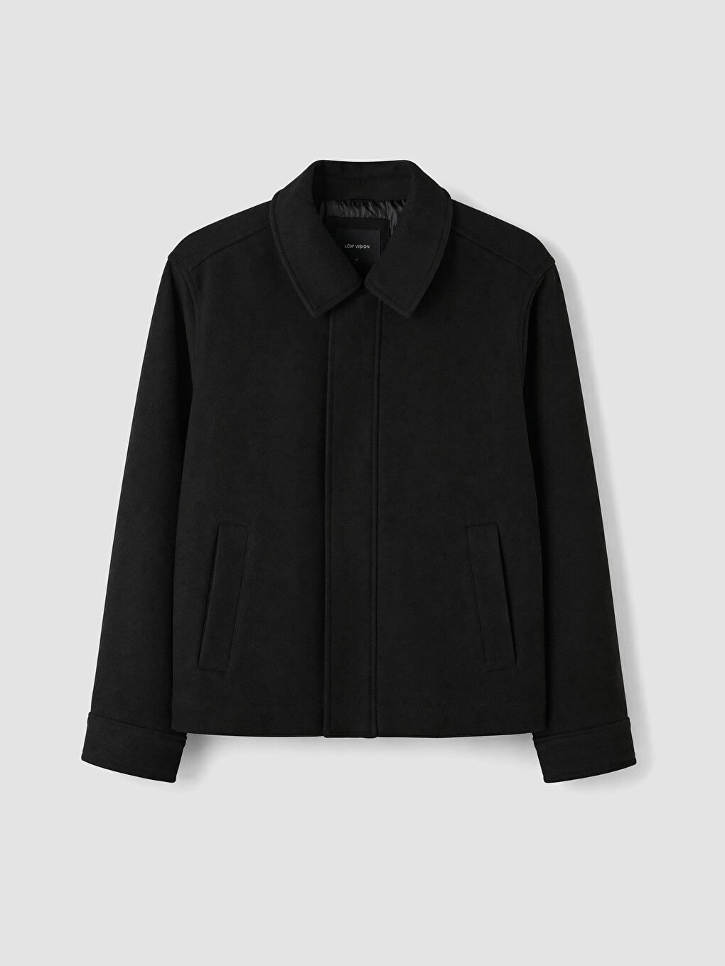 Regular Fit Men's Felt Coat-3
