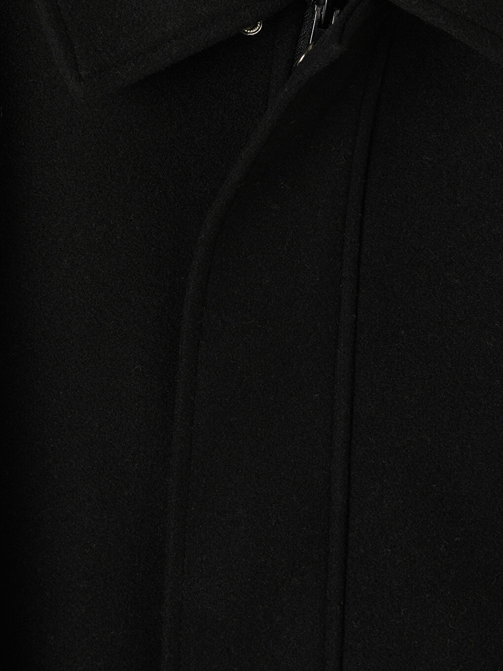 Regular Fit Men's Felt Coat-4
