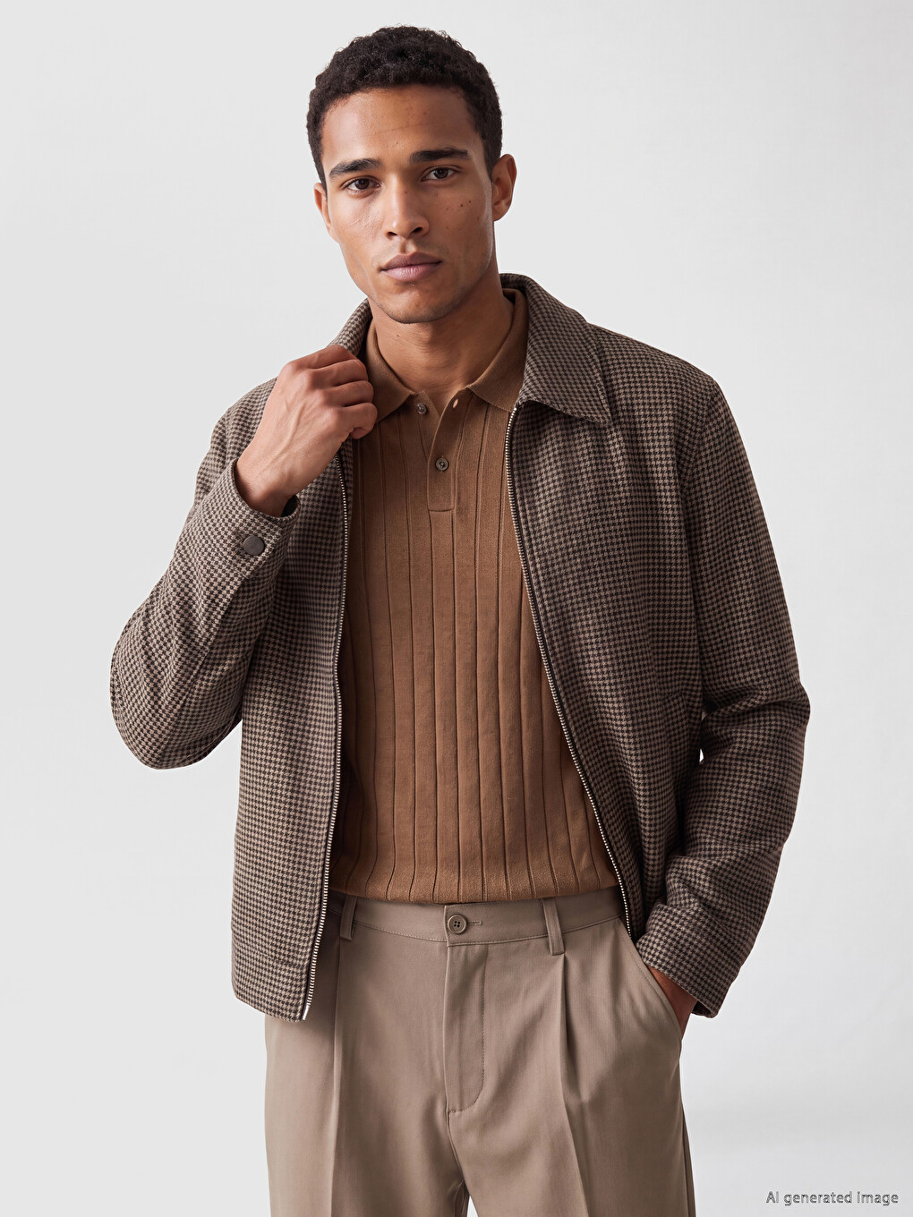 Man Brown Coat