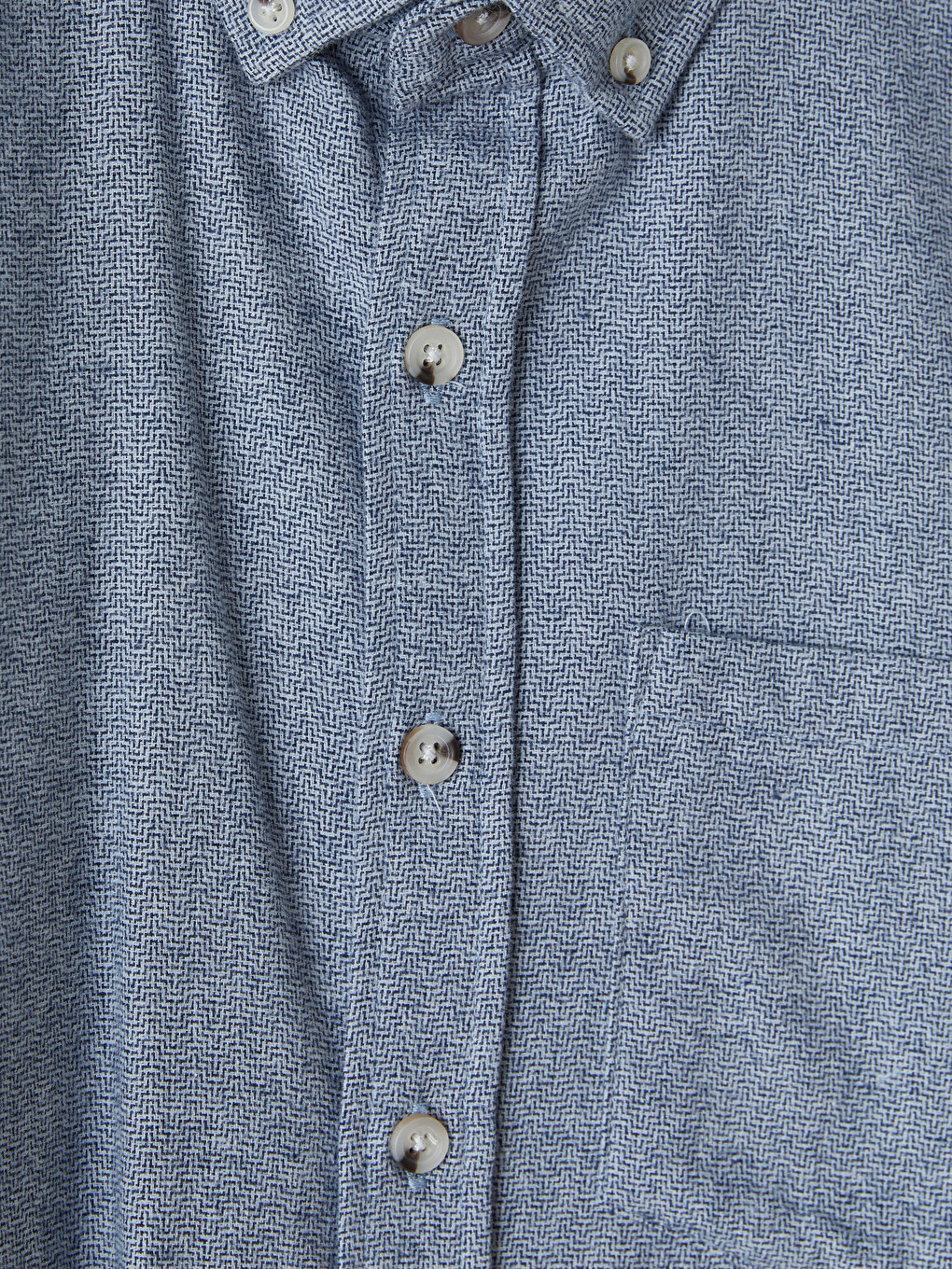 Regular Fit Dobby Men's Shirt-1