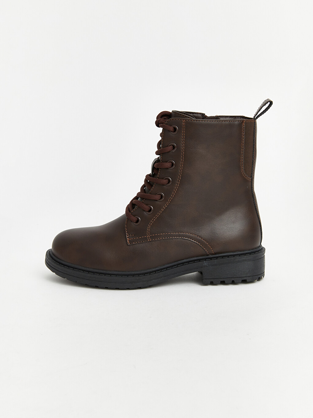 Laces And Zippered Women's Boot-1