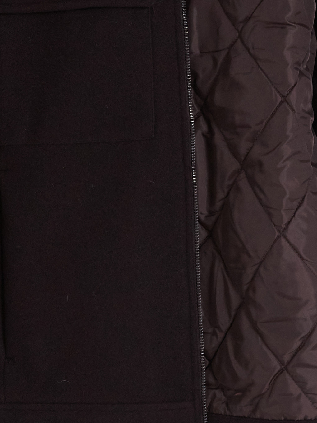 Mürdüm Regular Fit Pelüş Yaka Erkek Kaşe Mont-7