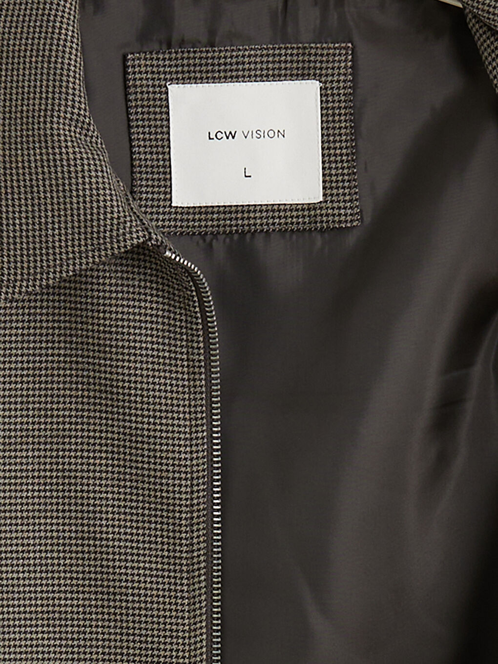 Kahverengi Standart Kalıp Gömlek Yaka Erkek Mont-3