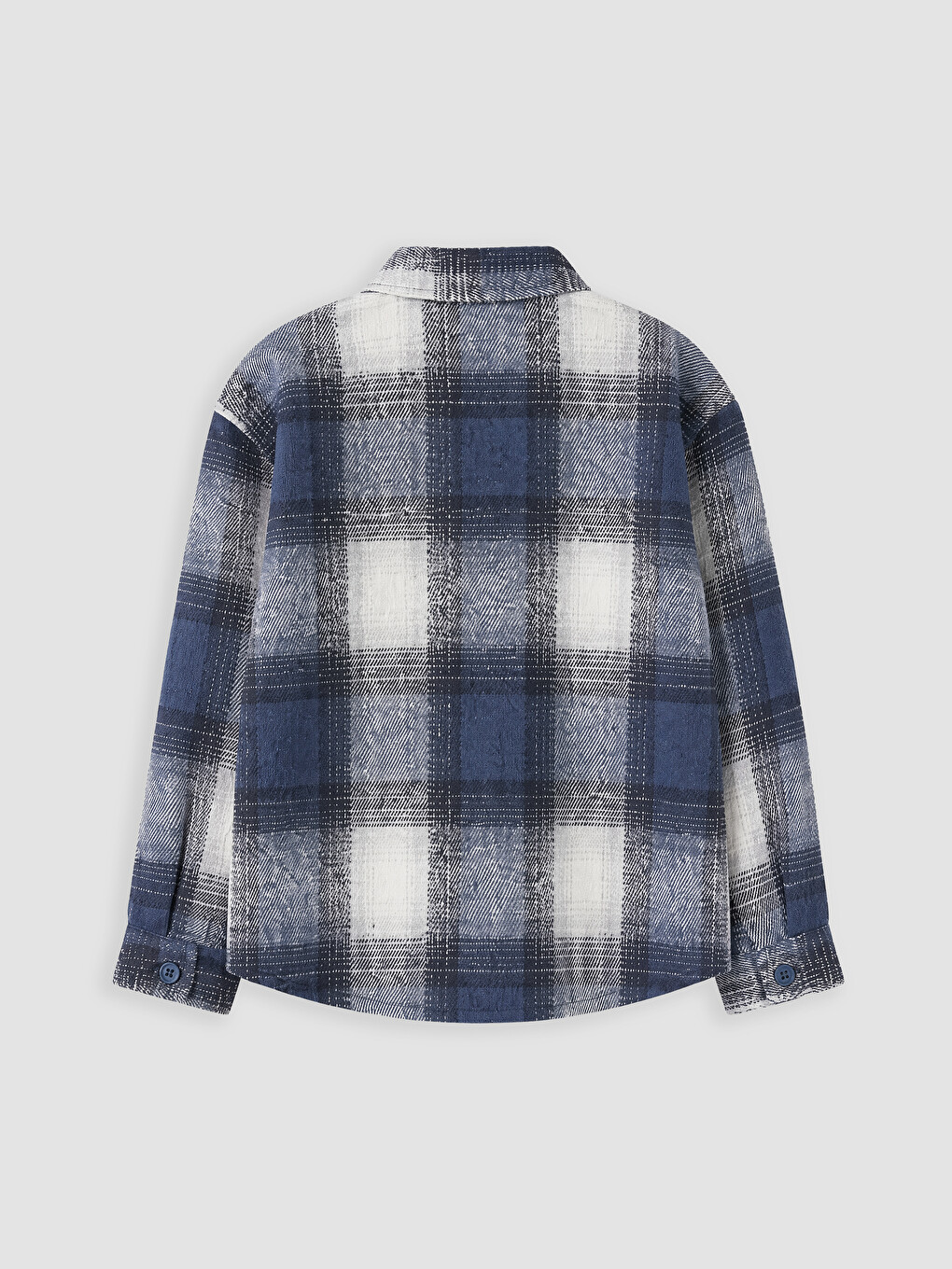 Plaid Gabardine Boys' Shirt-2