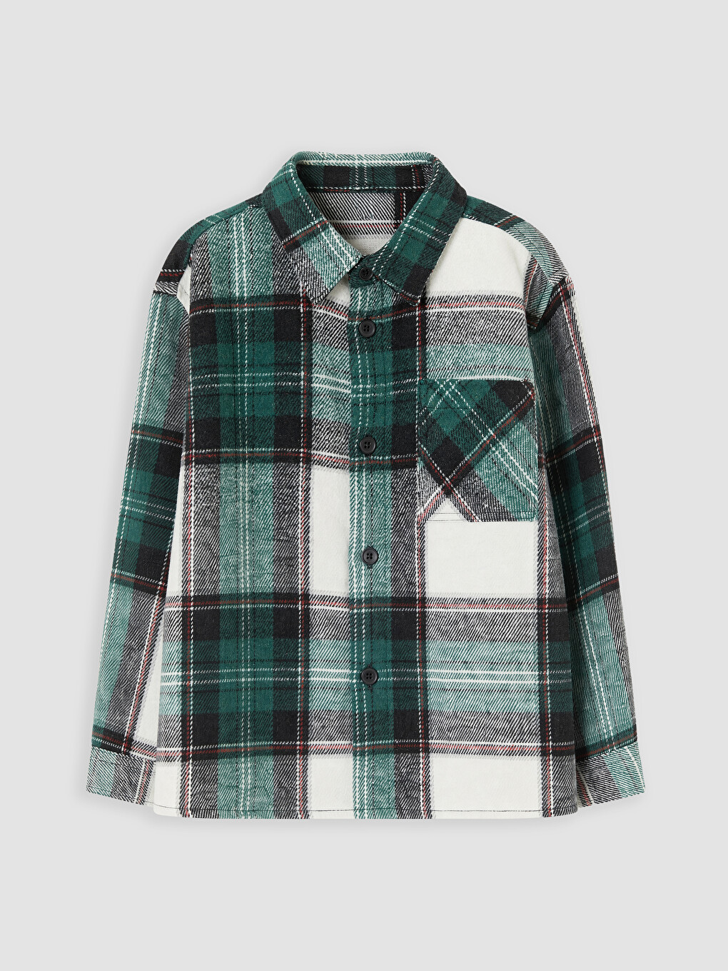 Plaid Gabardine Boys' Shirt
