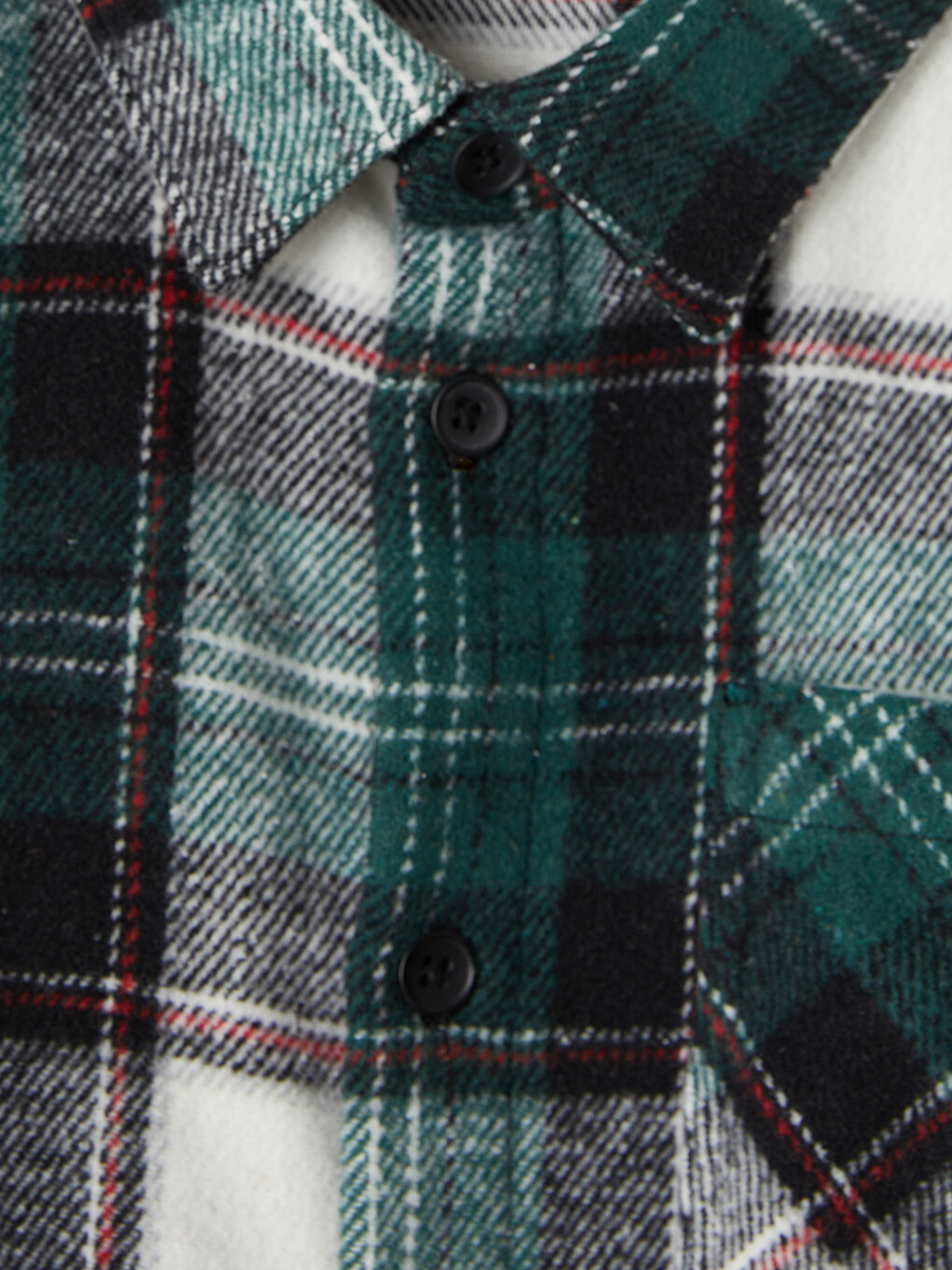 Plaid Gabardine Boys' Shirt-1