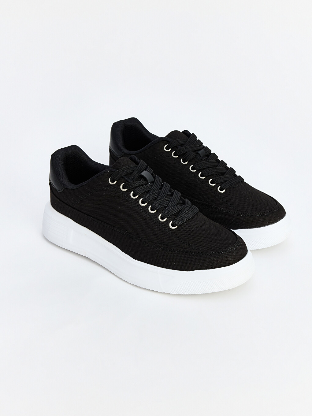 Siyah Kanvas Erkek Sneaker