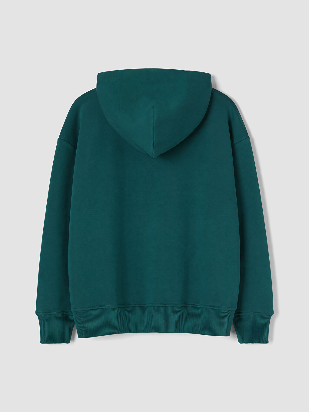Petrol Kapüşonlu Erkek Çocuk Kalın Sweatshirt-3