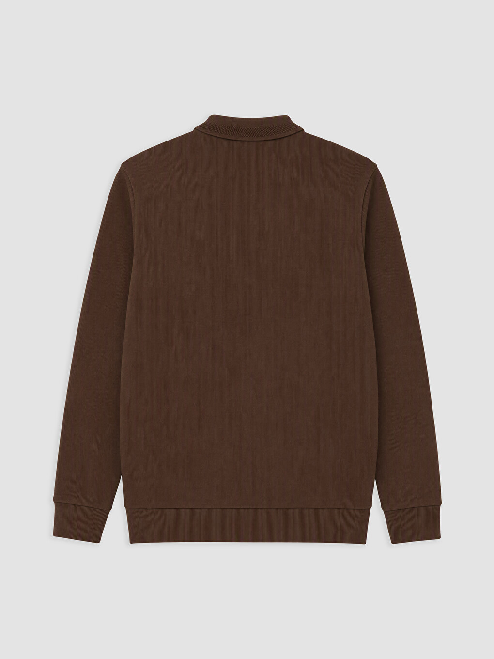 Polo Collar Men's Sweatshirt-1
