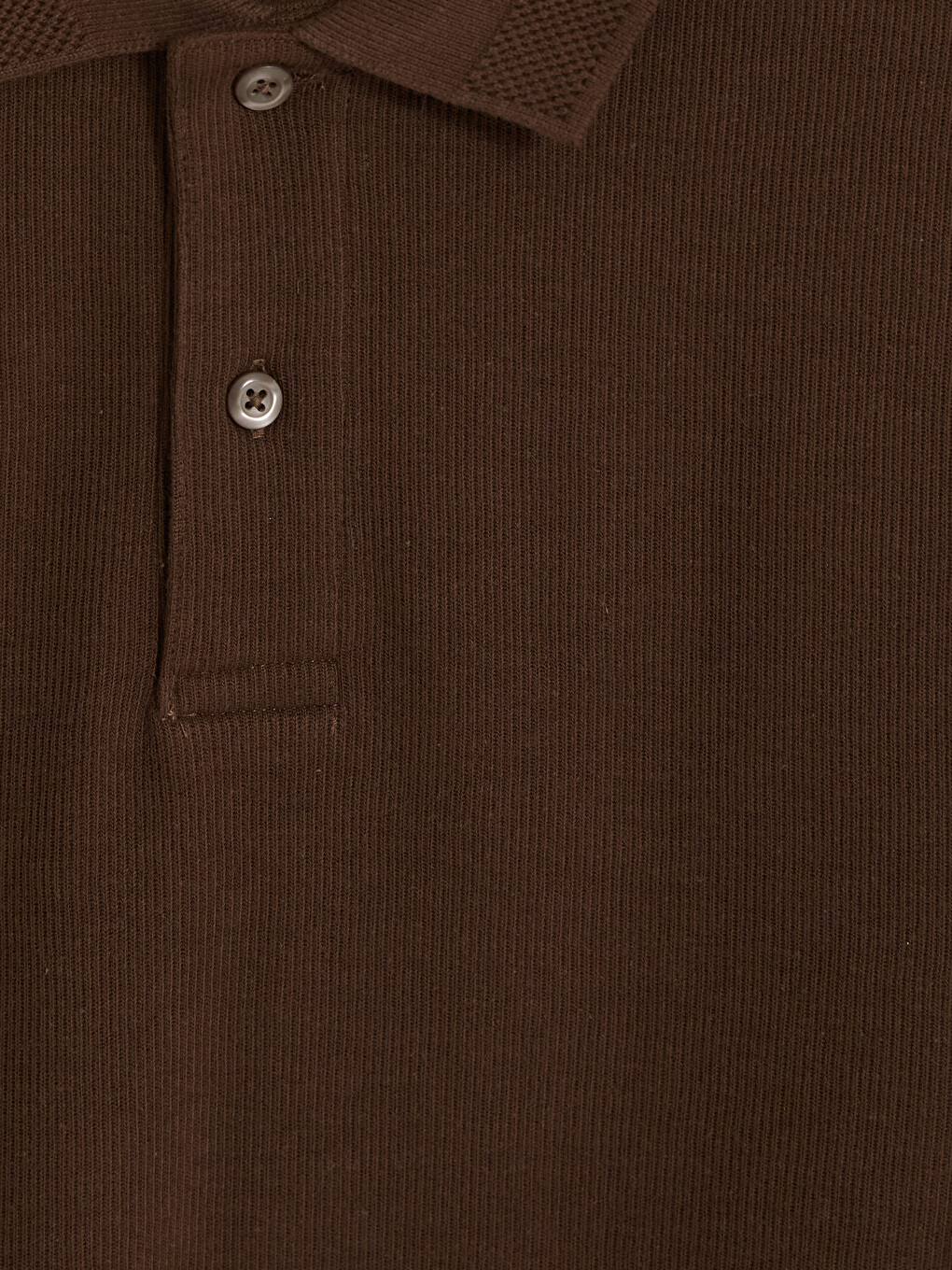Polo Collar Men's Sweatshirt-2