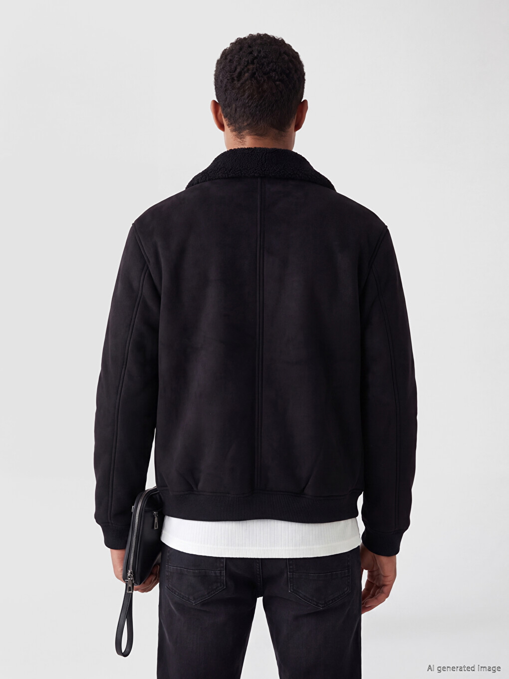 Man Black Coat-2