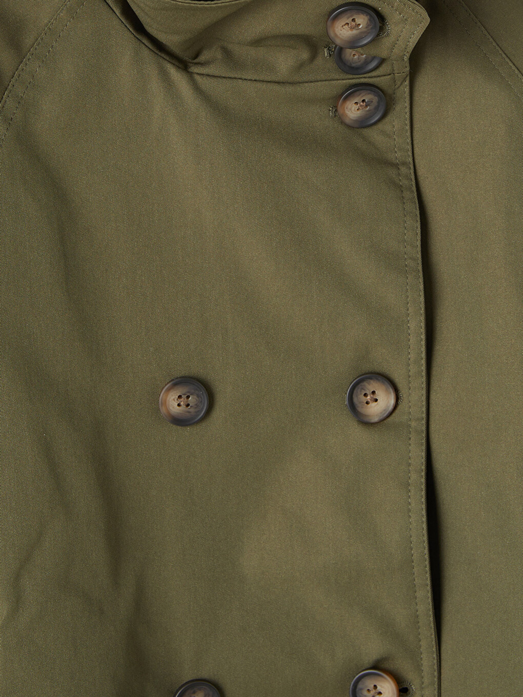 Woman Khaki Trench Coat-5