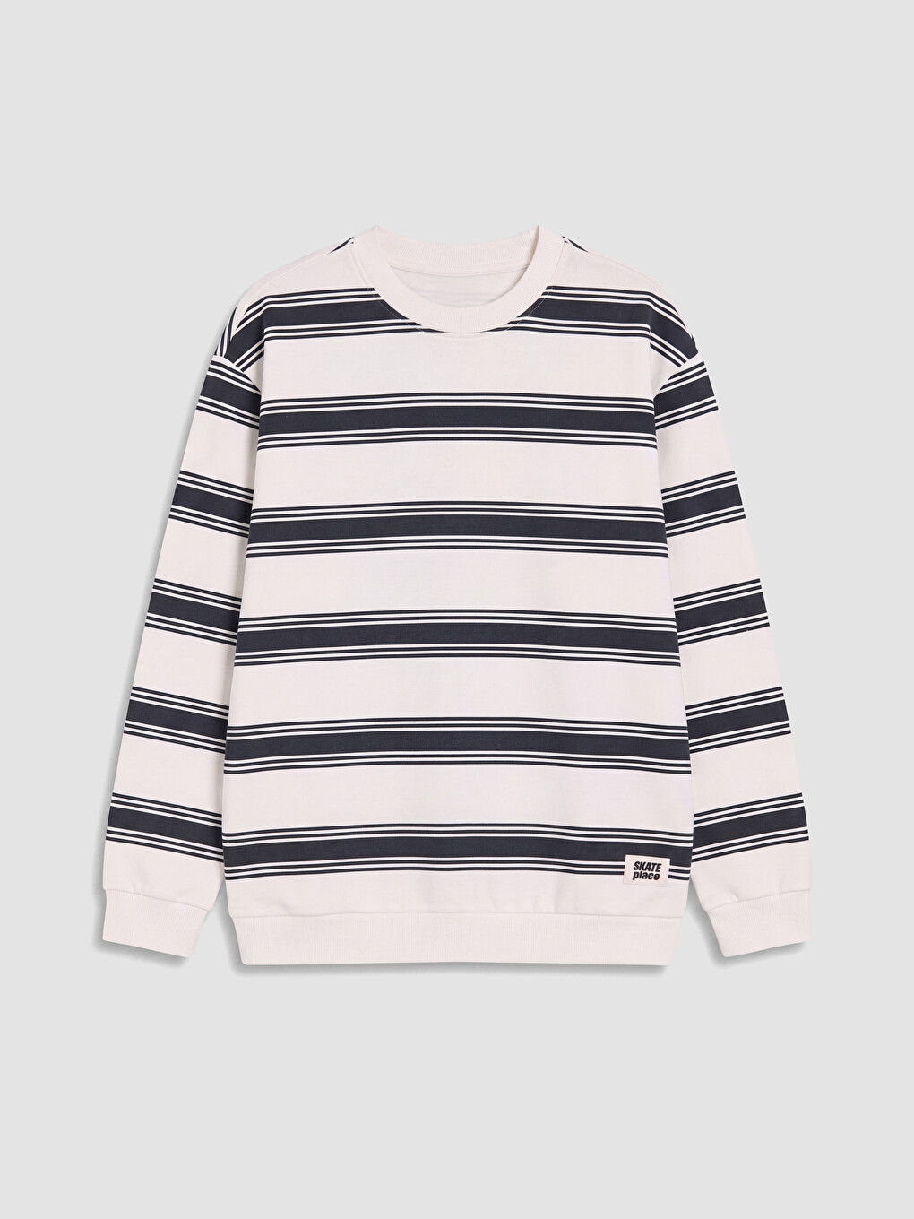 Striped Boys' Thick Sweatshirt