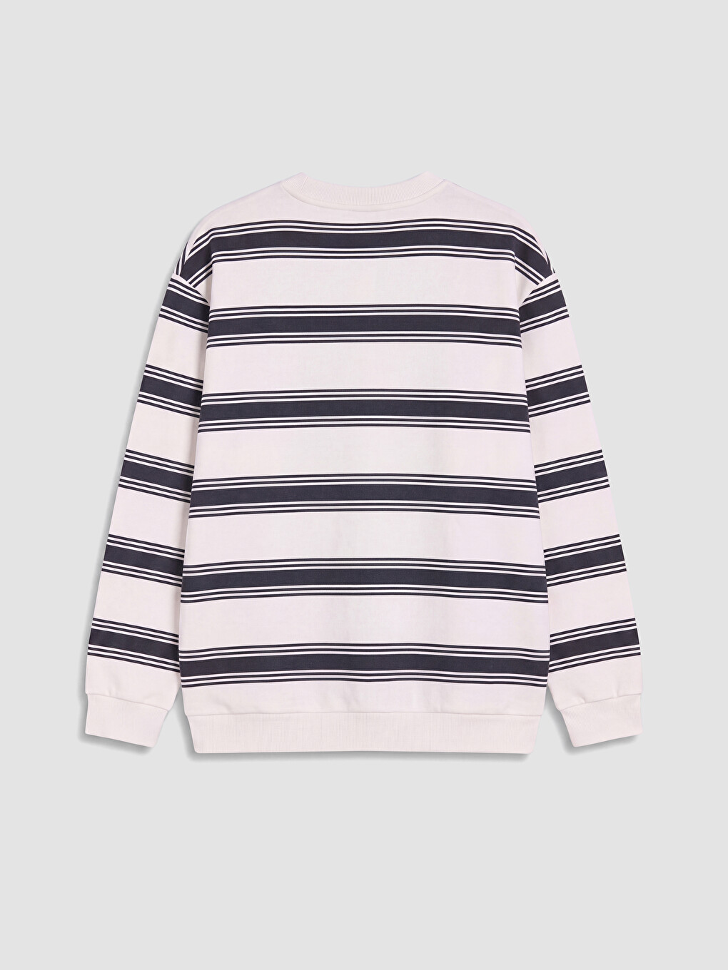 Striped Boys' Thick Sweatshirt-4