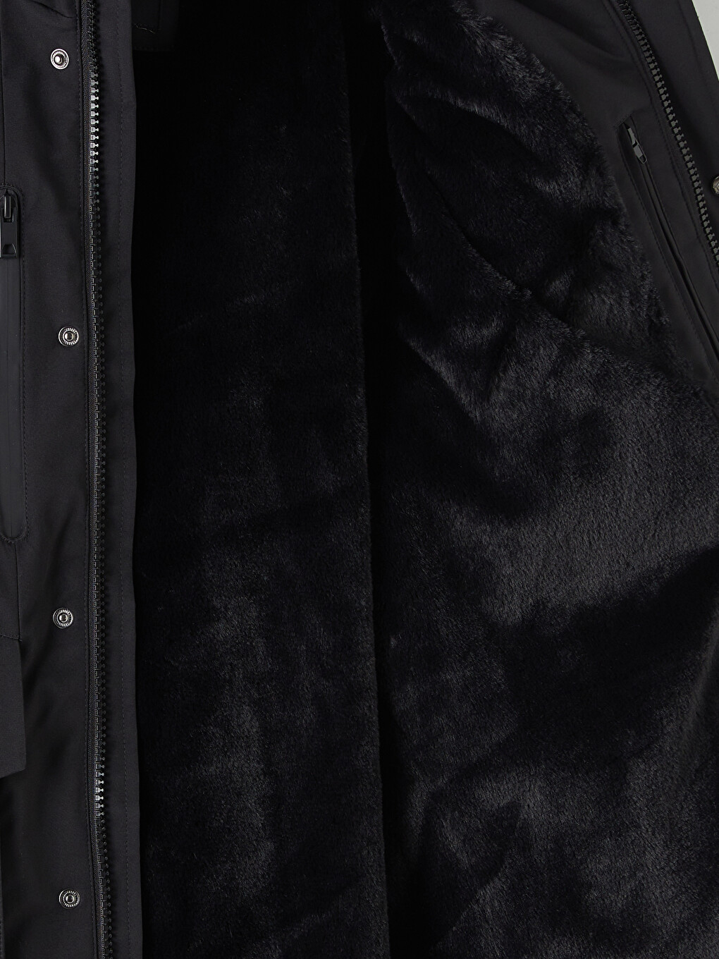 მამაკაცები Შავი ქურთუკი-7