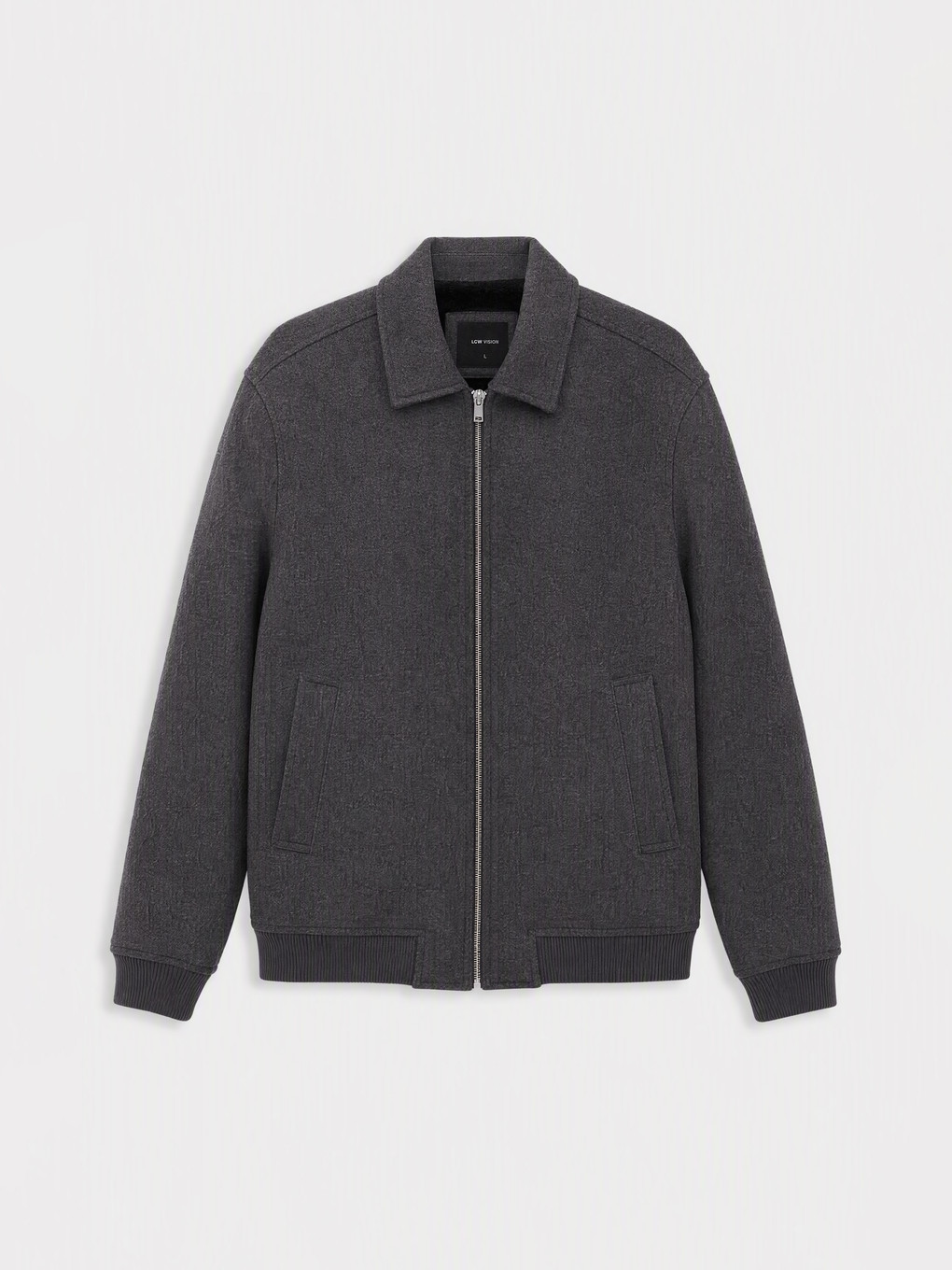 Regular Fit Shirt Collar Men's Coat-3