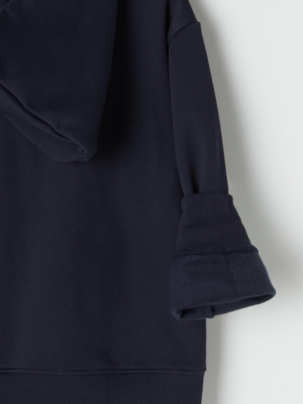 Lacivert Nyc Baskılı Erkek Çocuk Kalın Sweatshirt-2
