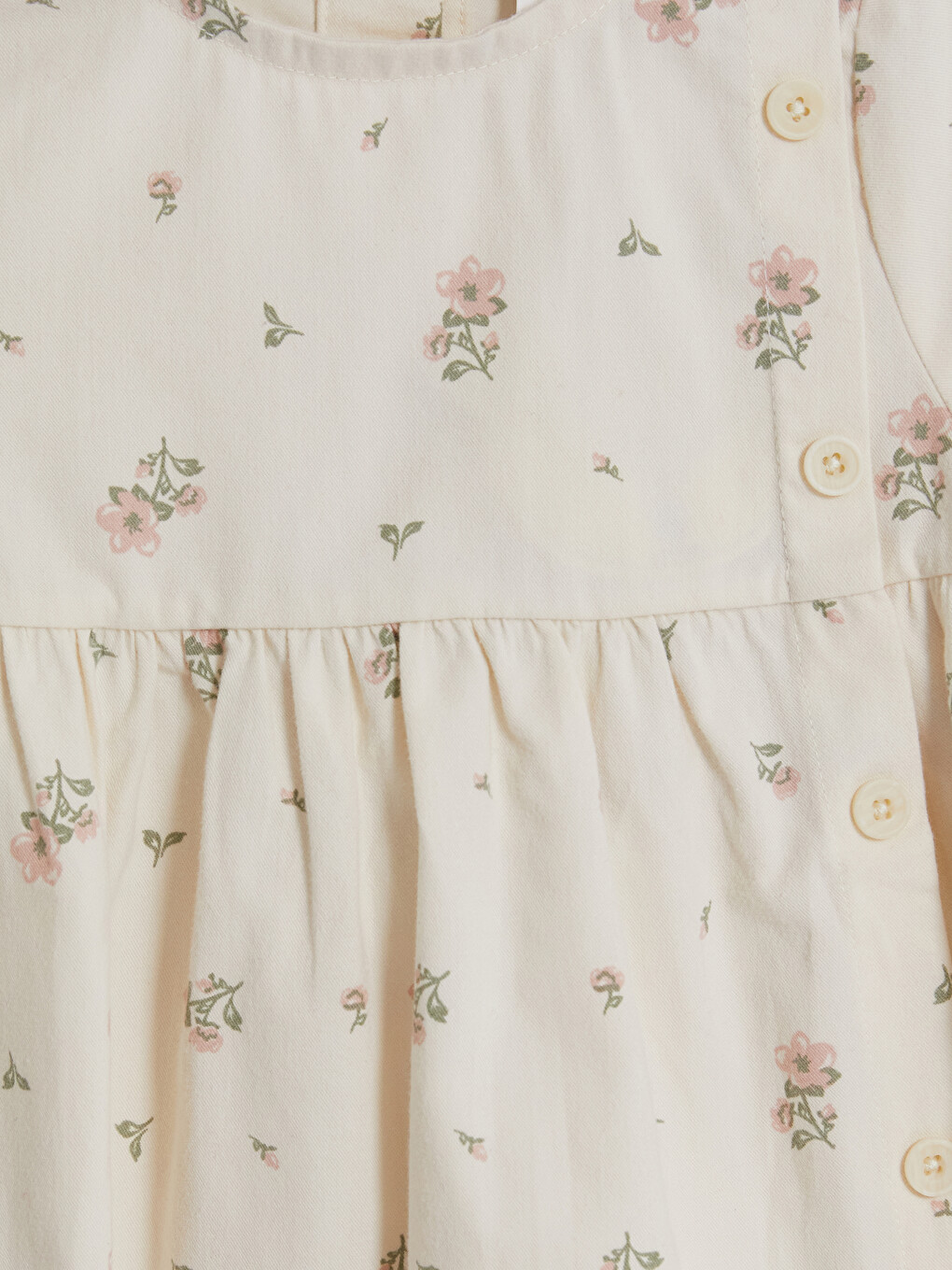 Floral Baby Girls' Twill Dress-1