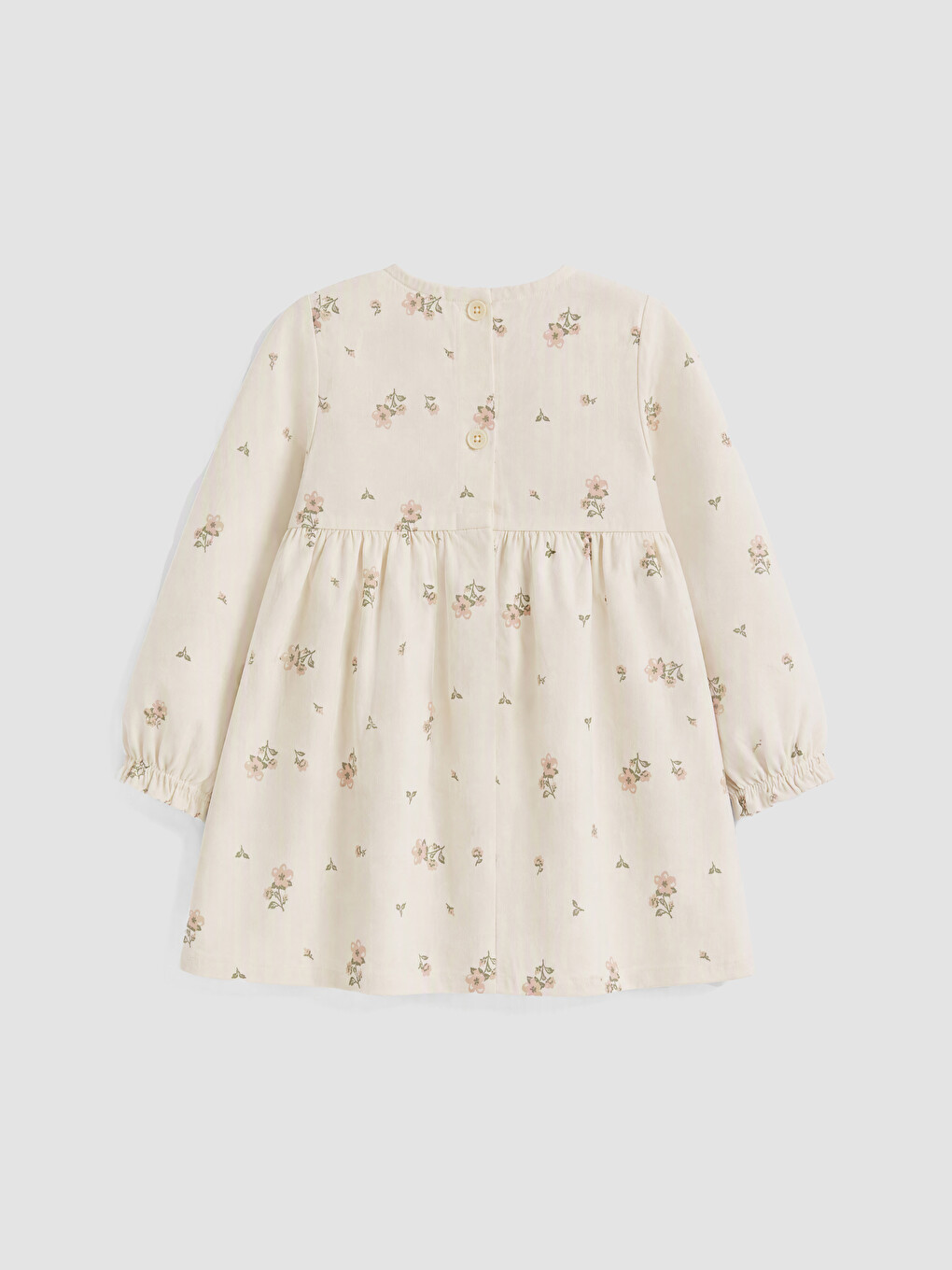 Floral Baby Girls' Twill Dress-2