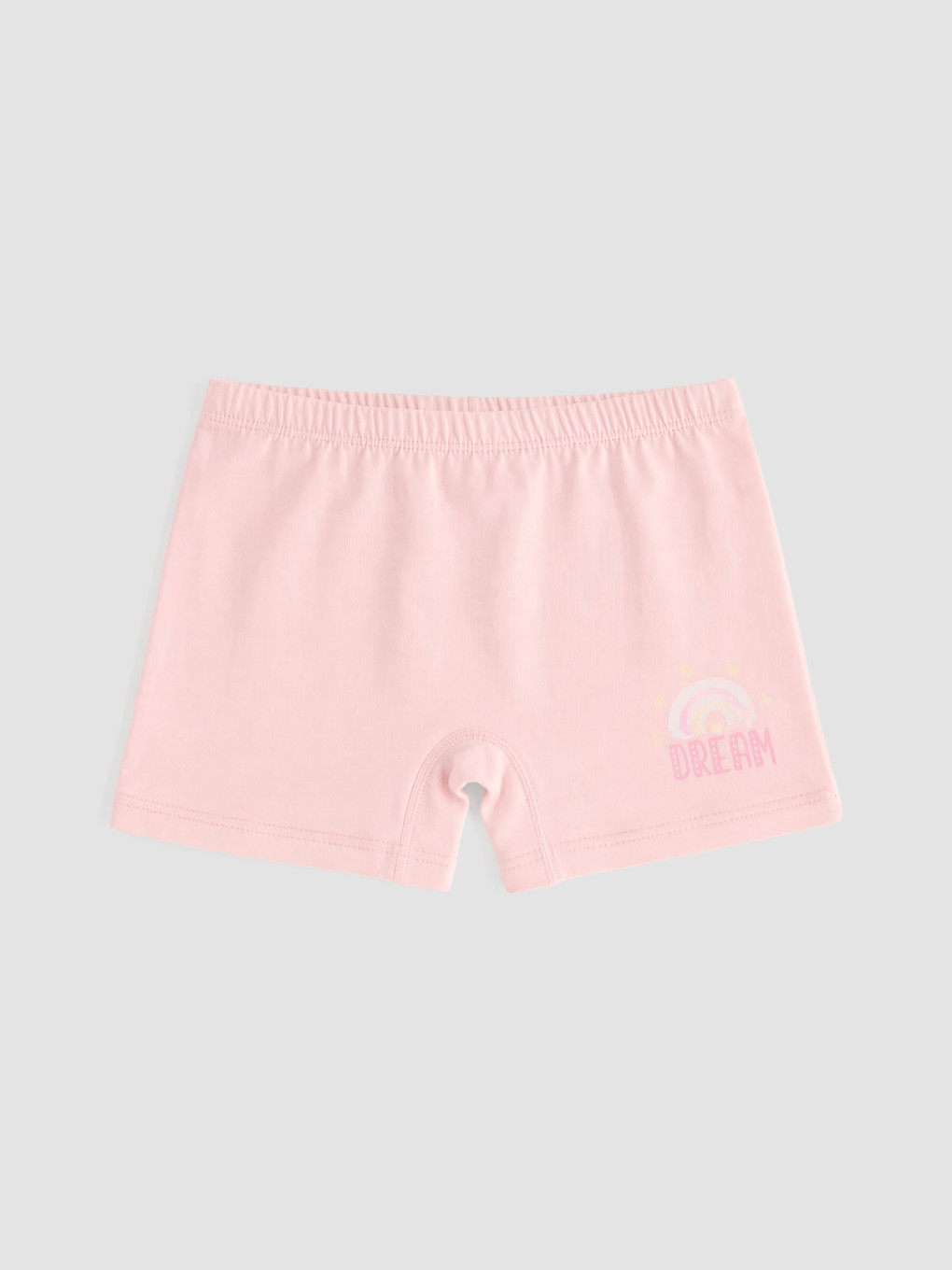 Pembe Baskılı Kız Çocuk Boxer