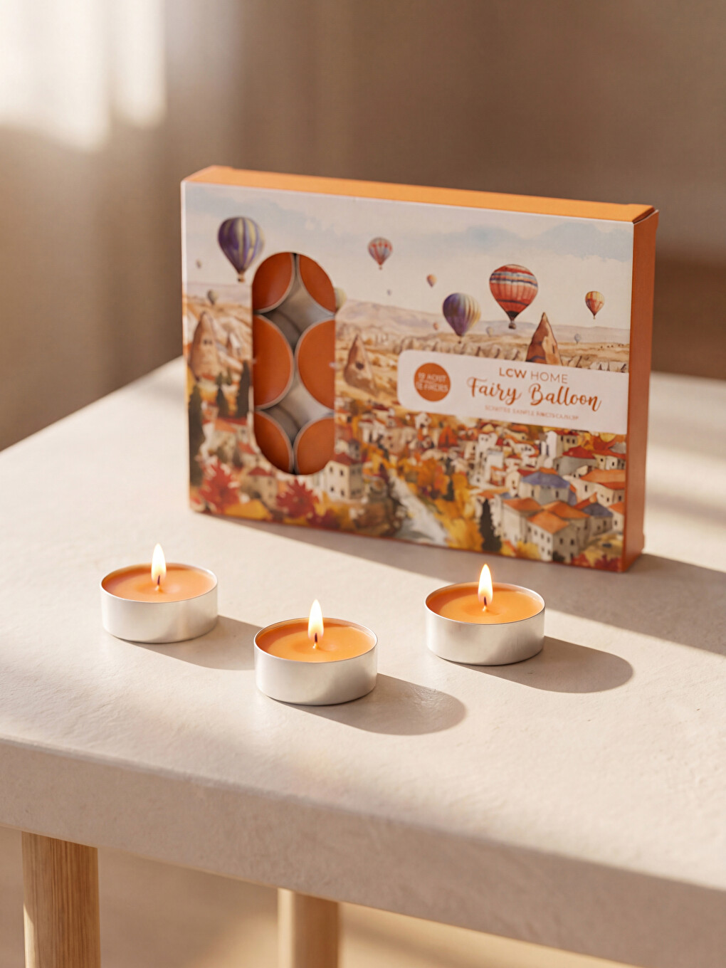 Karışık Yuvarlak Formlu Metal Kaplı Tealight Mum