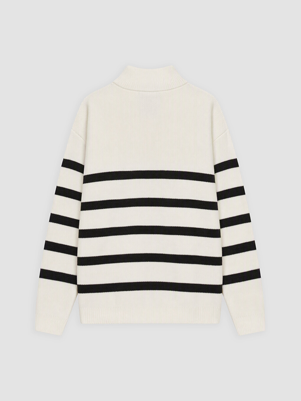 سترة تريكو أولاد بياقة مرتفعة-1