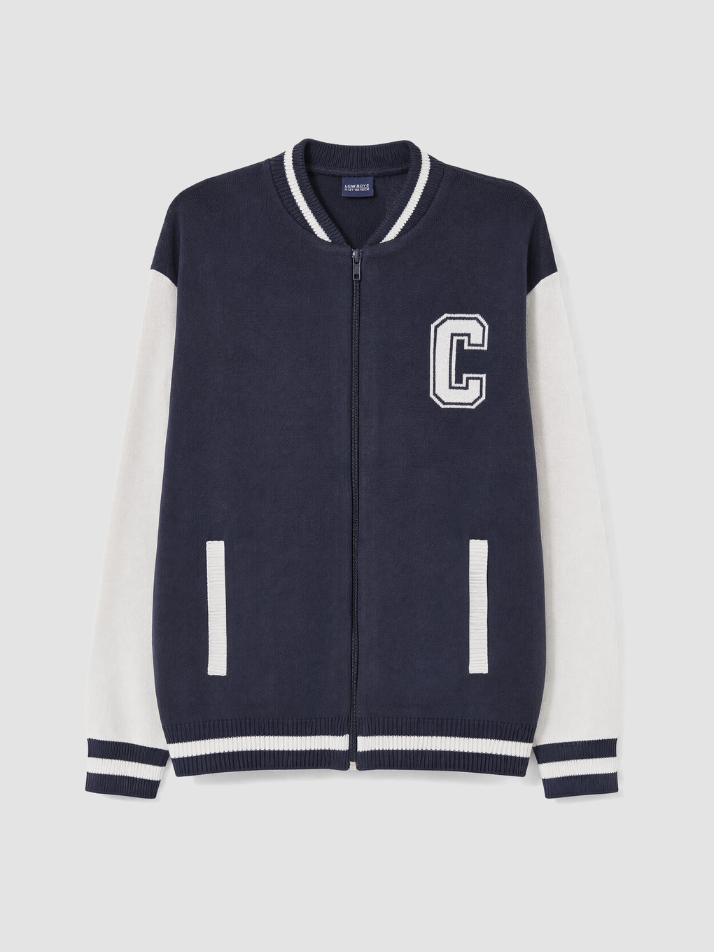 Boy Navy Cardigan