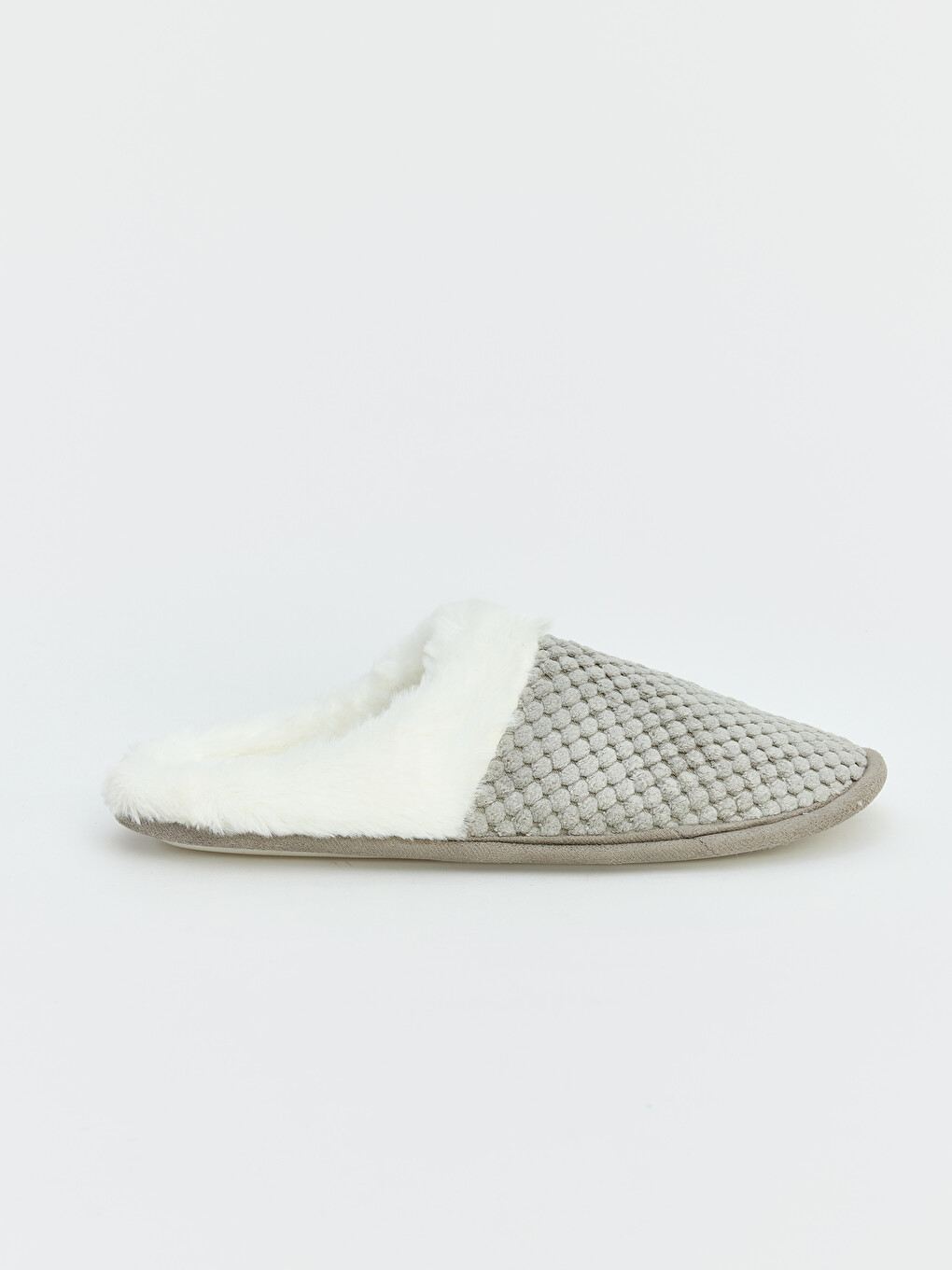 Woman Grey Home Slippers-3