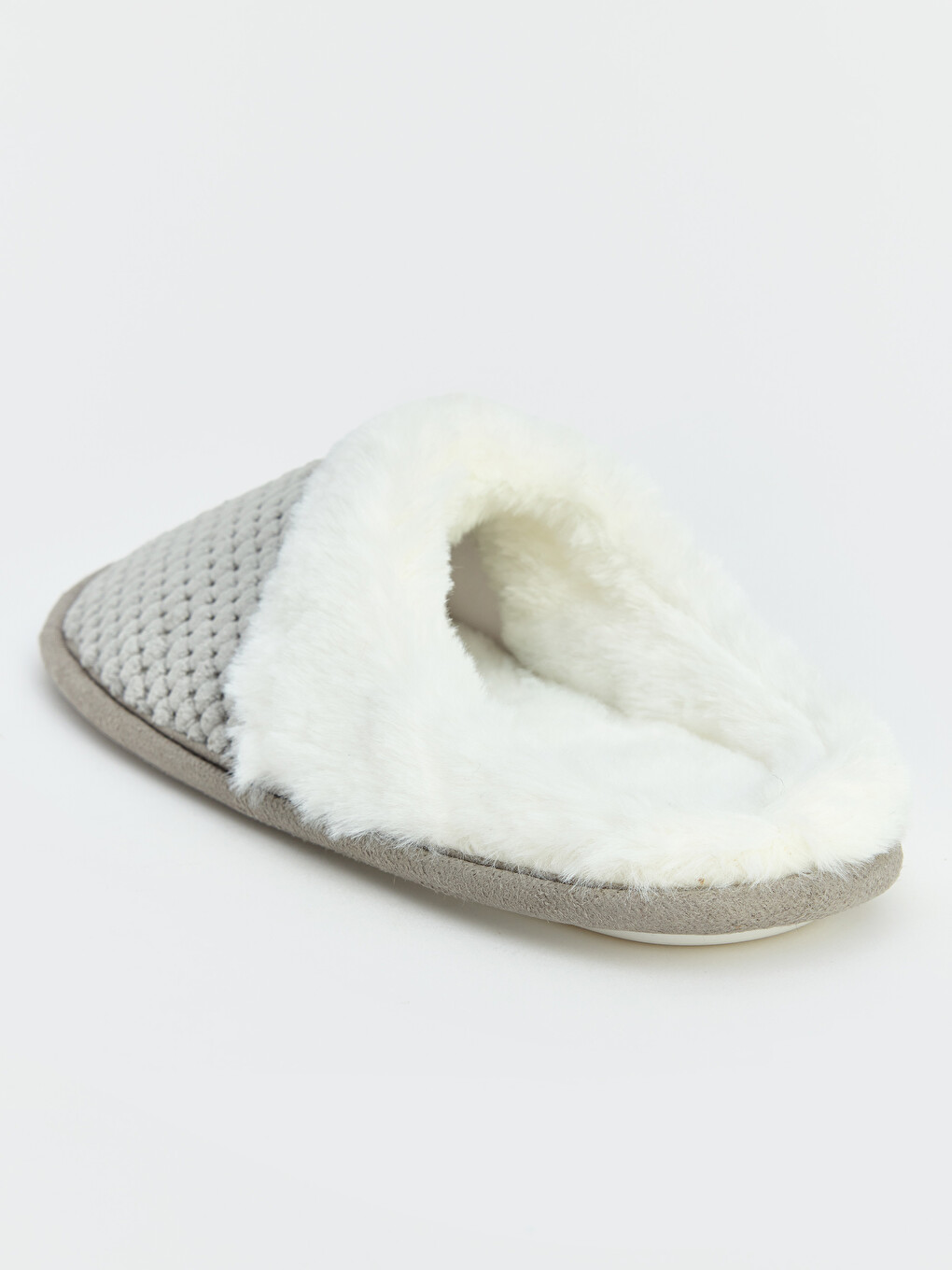 Woman Grey Home Slippers-6