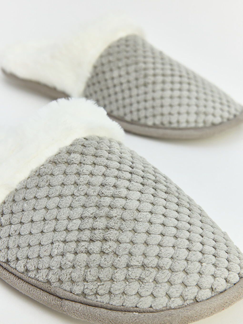 Woman Grey Home Slippers-7
