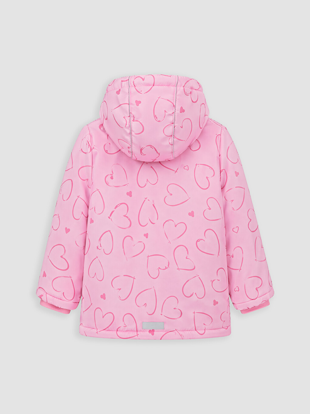 Pembe Kız Çocuk Su İtici Mont-2