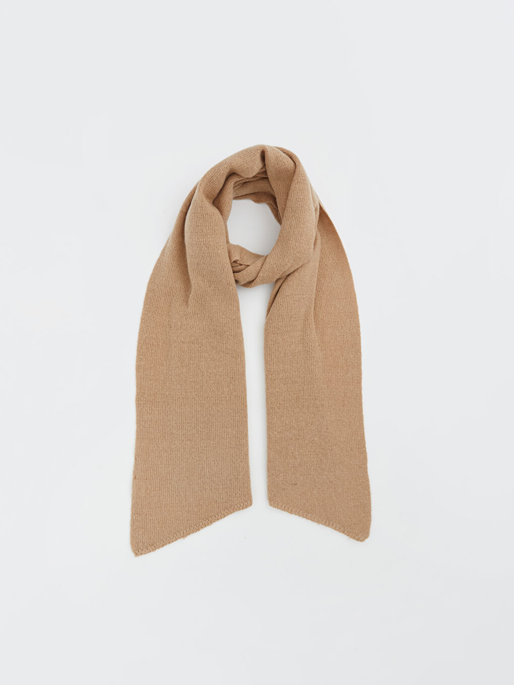 Kahverengi  Kadın Triko Atkı