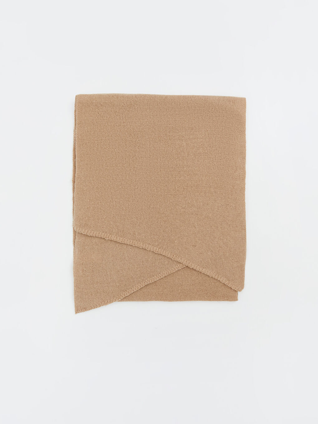 Kahverengi  Kadın Triko Atkı-1