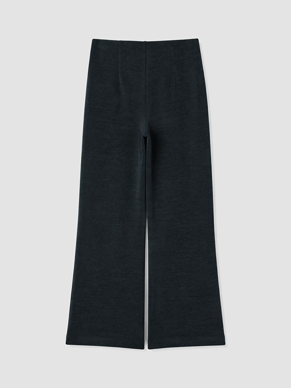 Front Stitched Flare Women's Knitwear Trousers-6