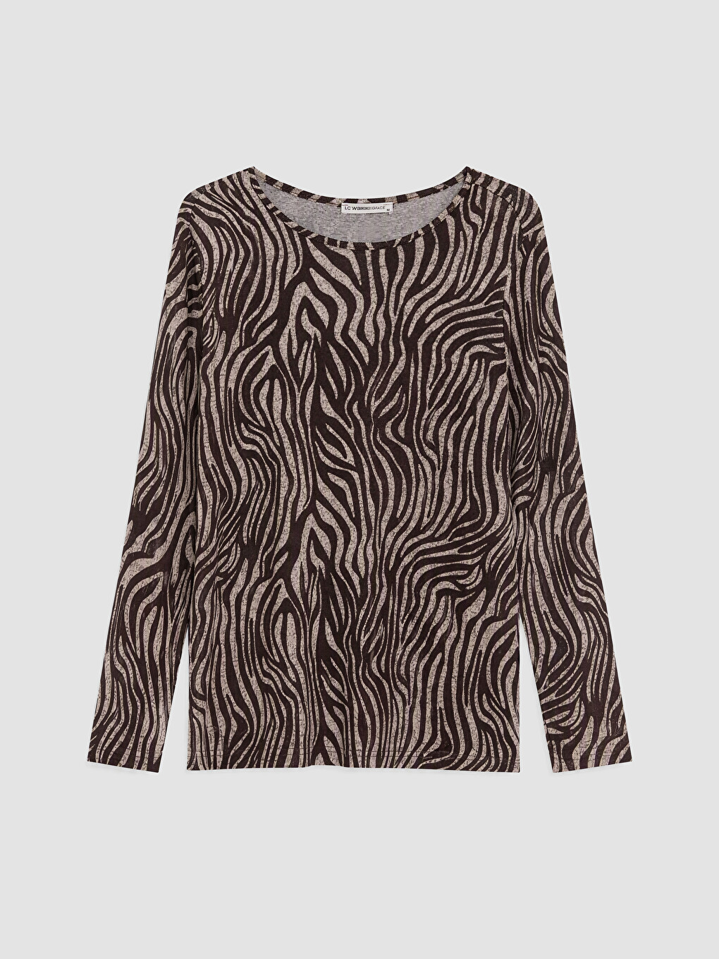 Woman Brown T-shirt-4