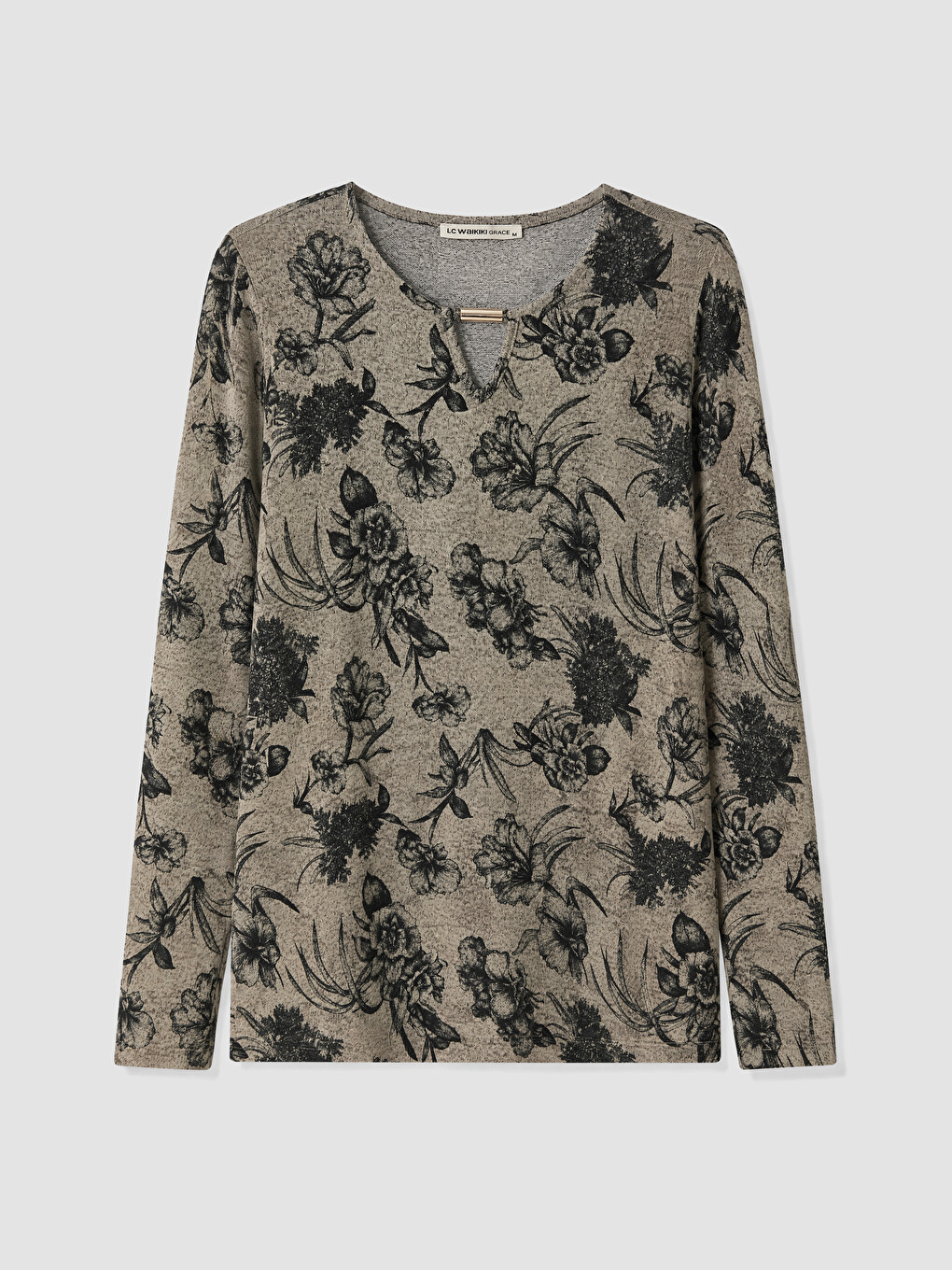 Woman Beige Blouse-4