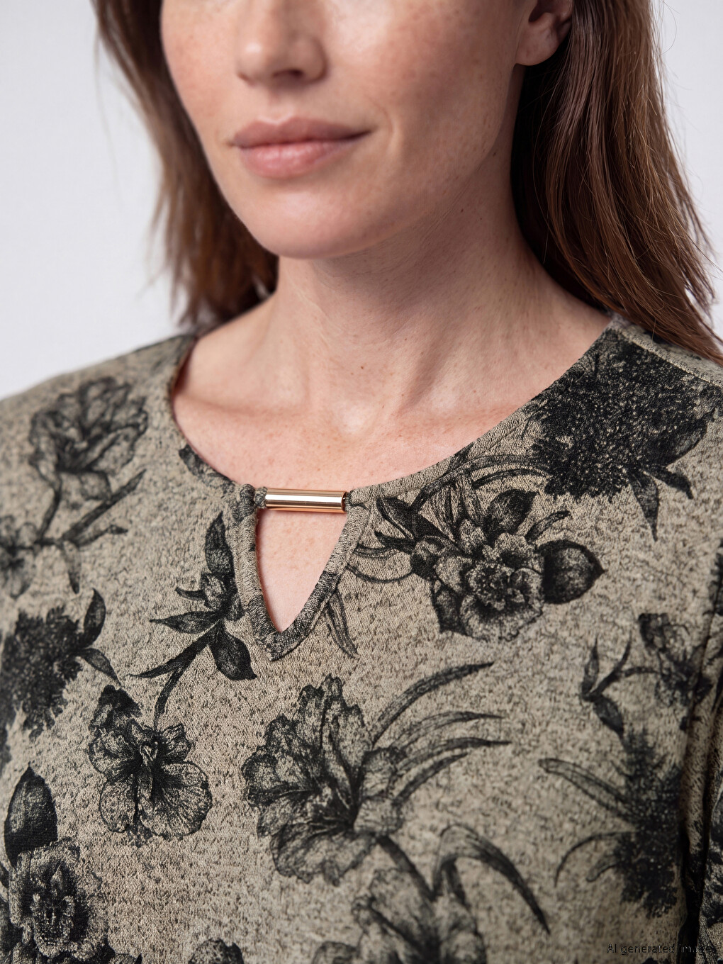 Woman Beige Blouse-2