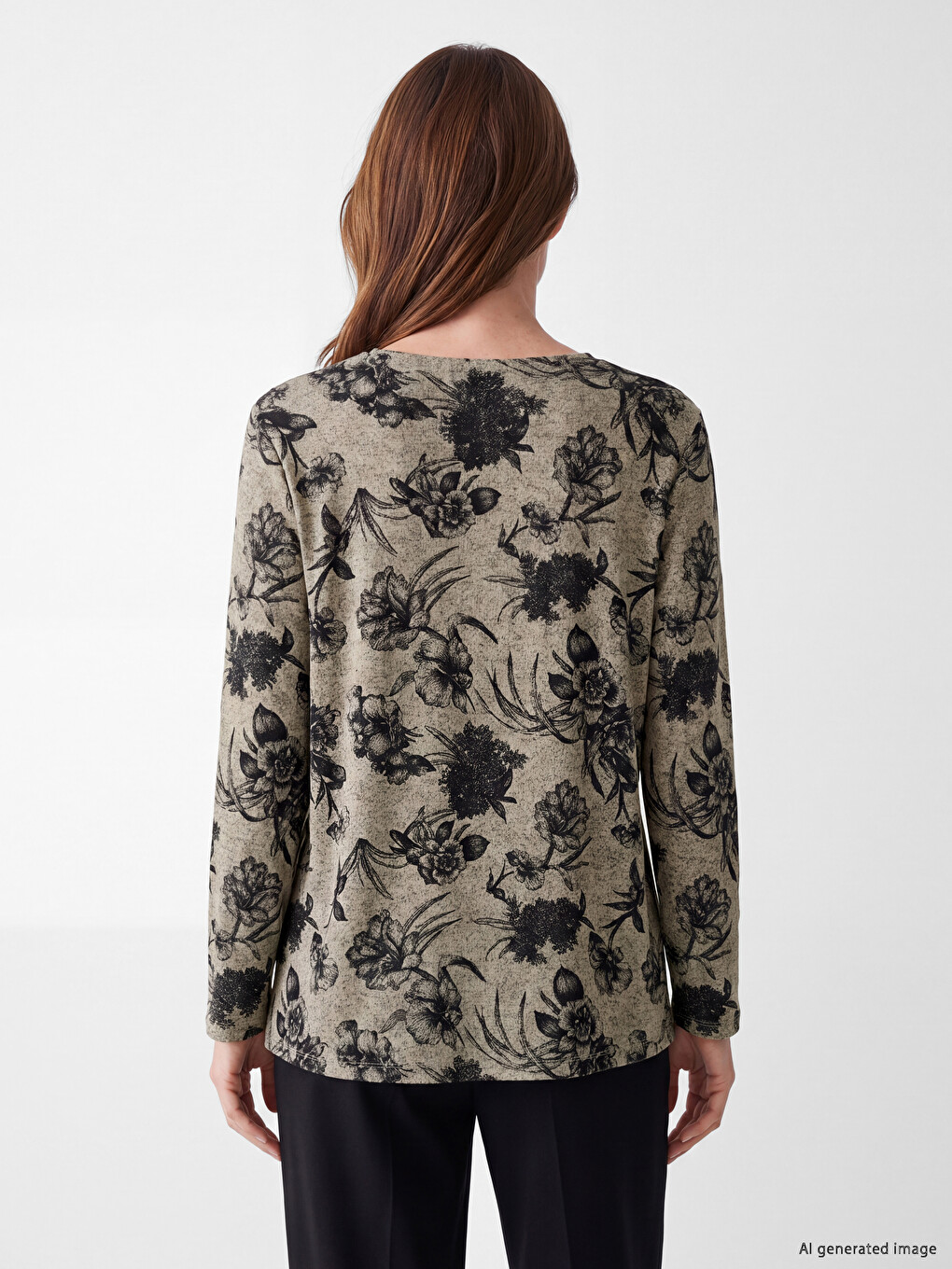 Woman Beige Blouse-3
