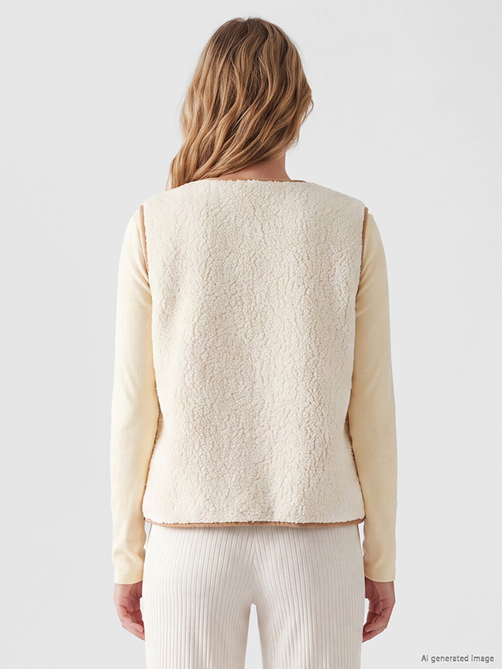 Crew Neck Women's Plush Pyjamas Top-3