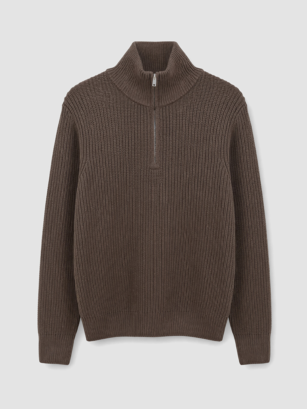Mock Neck Men's Knitwear Sweater