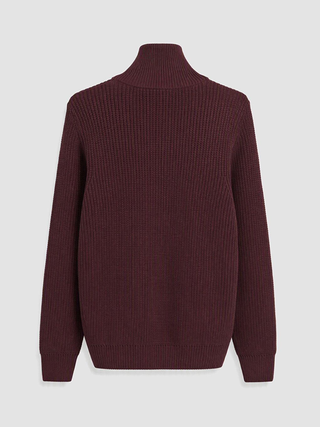 Stehkragen Herren Strickpullover-5