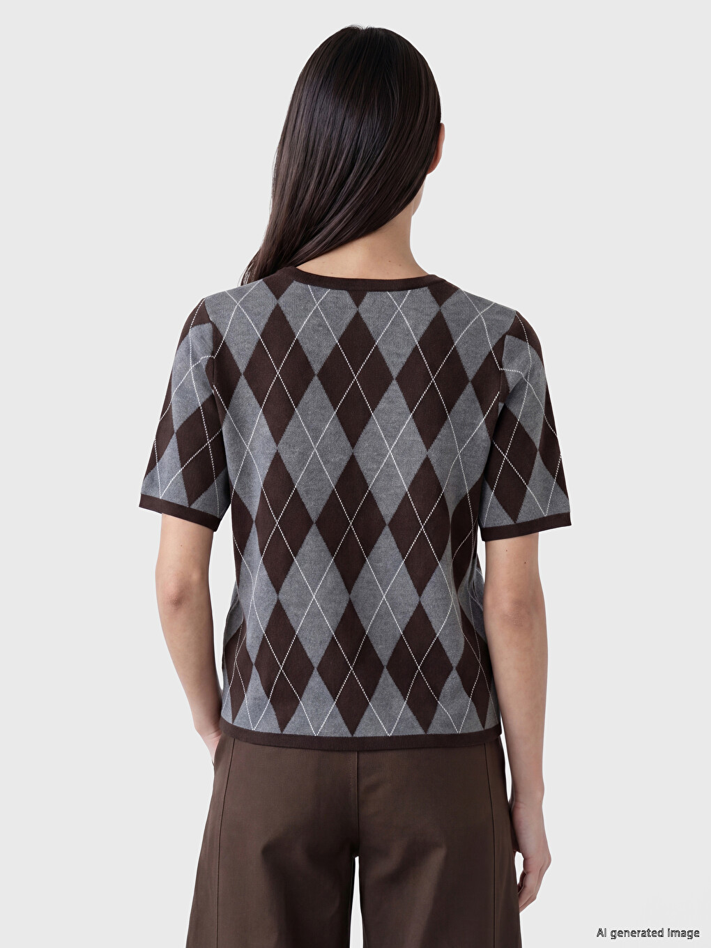 Woman Brown Sweater-3