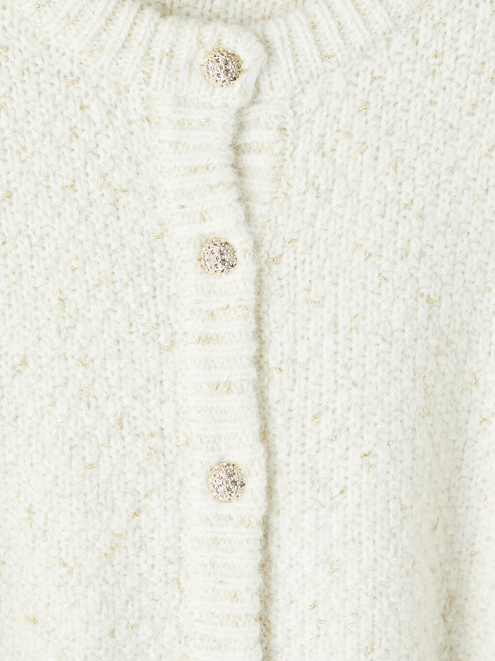 Crew Neck Patterned Women's Knitwear Cardigan-5