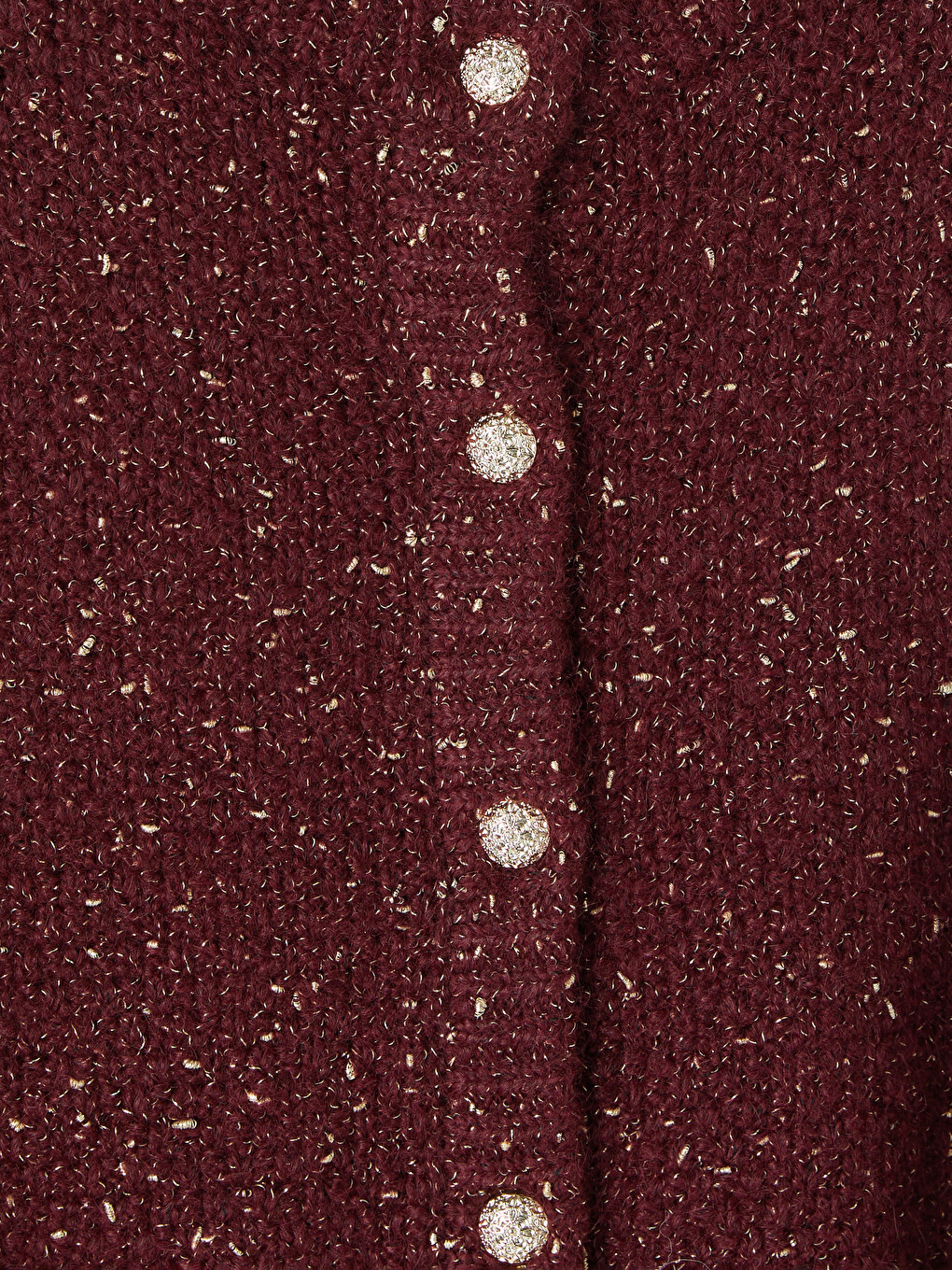Crew Neck Patterned Women's Knitwear Cardigan-5