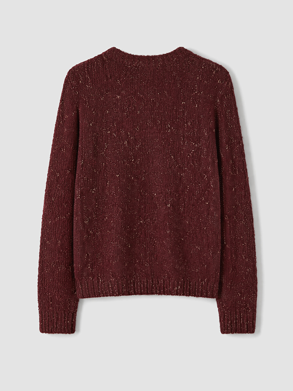 Crew Neck Patterned Women's Knitwear Cardigan-6