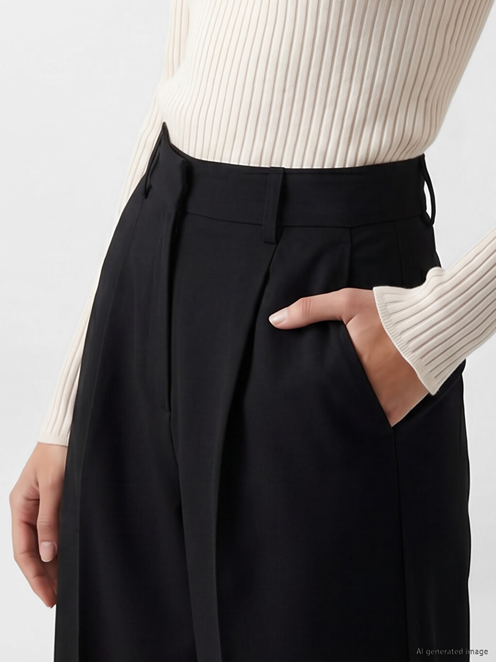 Woman Black Trousers-2