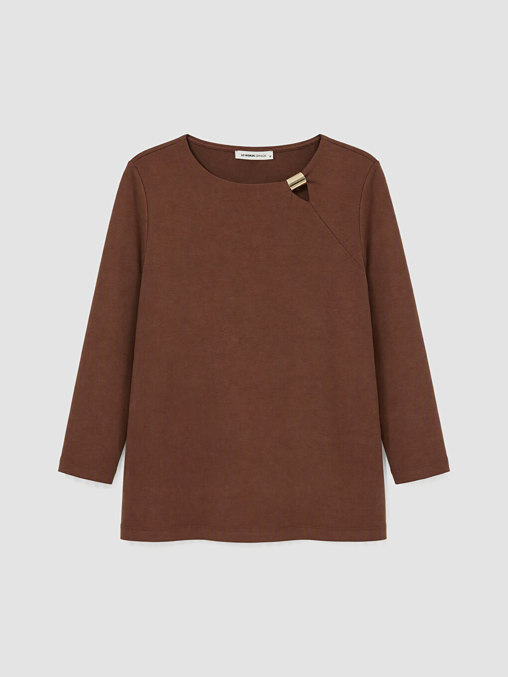 Woman Brown T-shirt-4