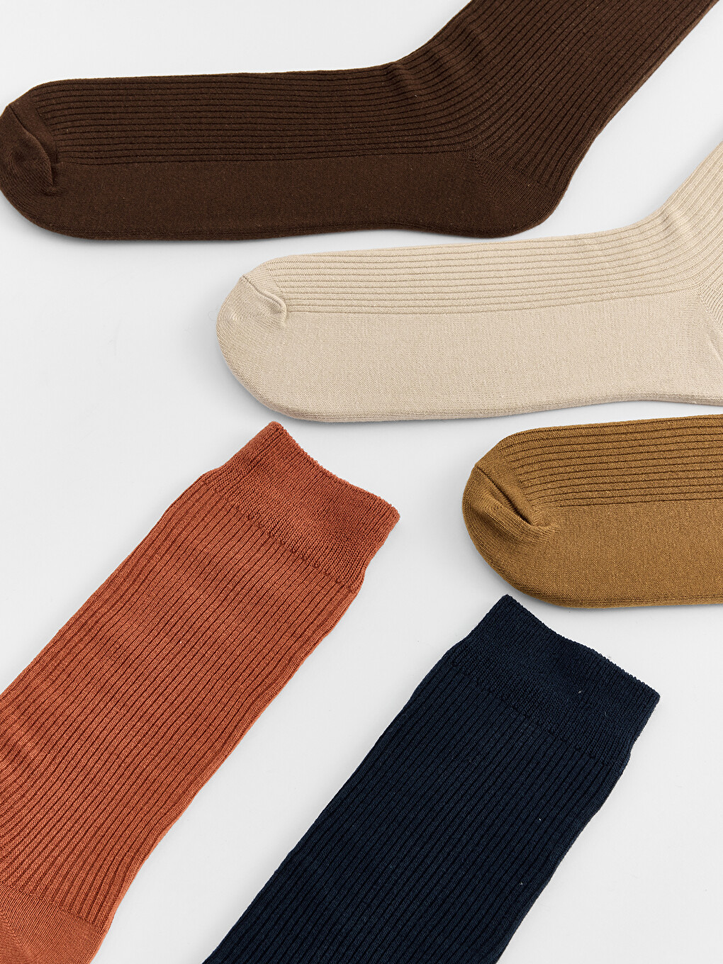 Ribbed Men's Ankle Sock 5 Pack-1