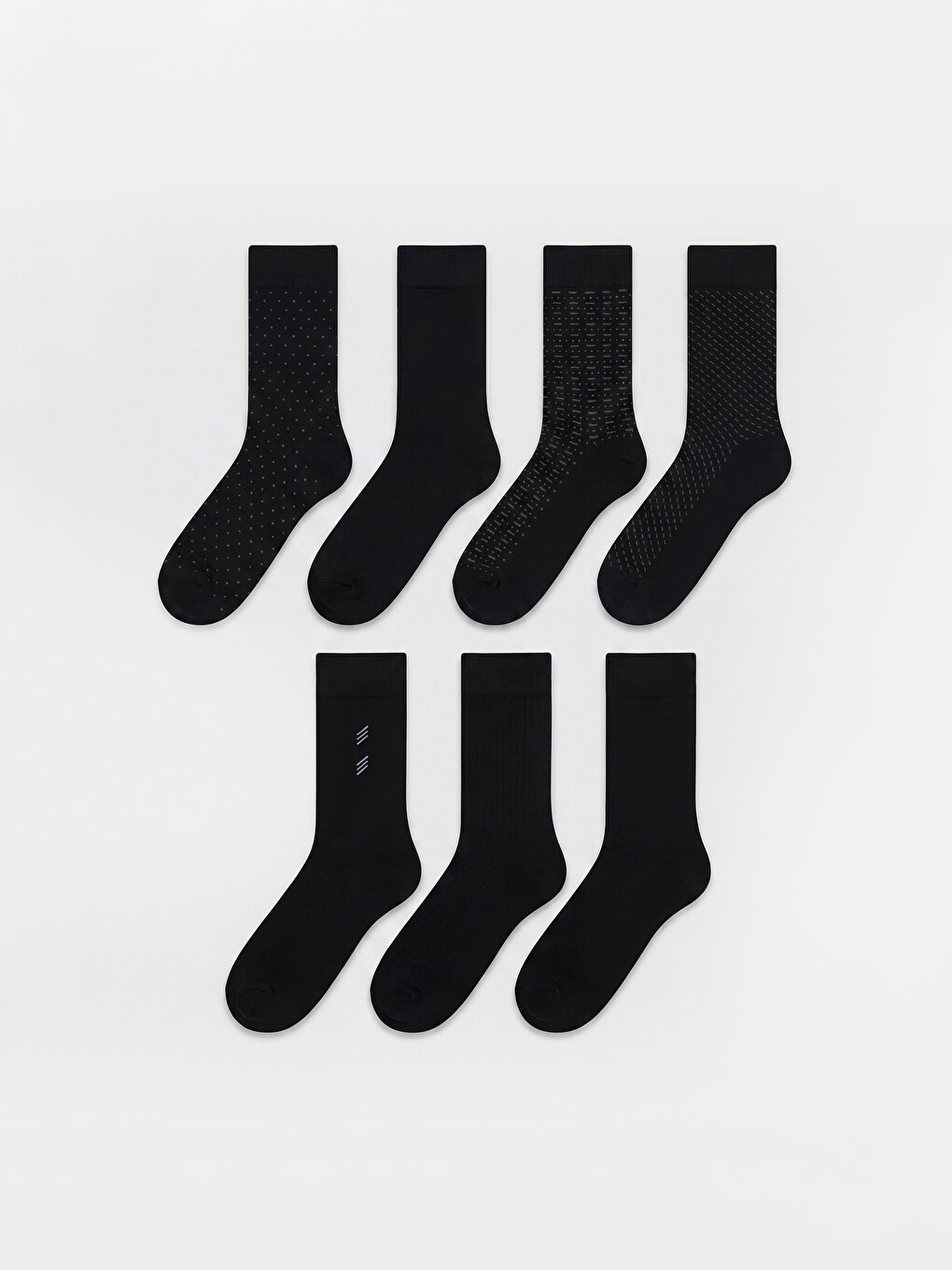 Gemusterte Herren-knöchelsocken 7er-pack Pack